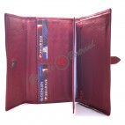 Portefeuille soufflet en cuir - Rosa 