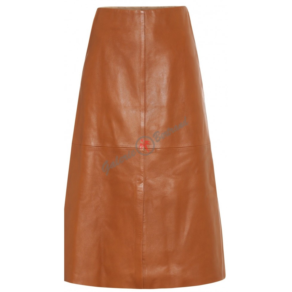 Jupe midi en cuir - Aria Jupe midi en cuir - Aria