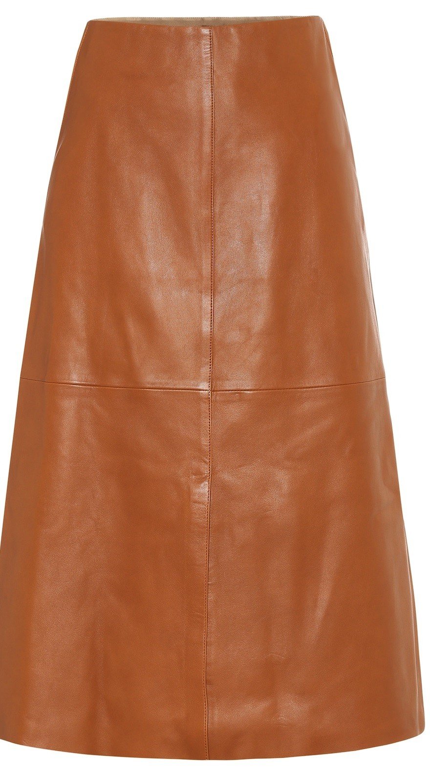 Jupe midi en cuir Aria chez Galerie Bertrand