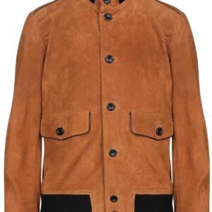 Blouson en daim camel - Enzo