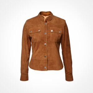 Veste en daim camel - Fillippa