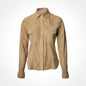 Chemise en daim beige - Franca