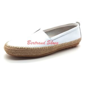 Mocassin semelle gomme blanc - Cordon