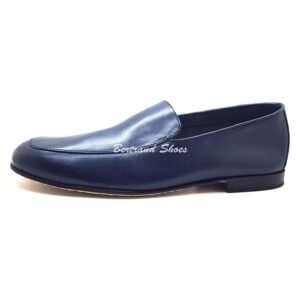 Chaussure en cuir bleu - Tour