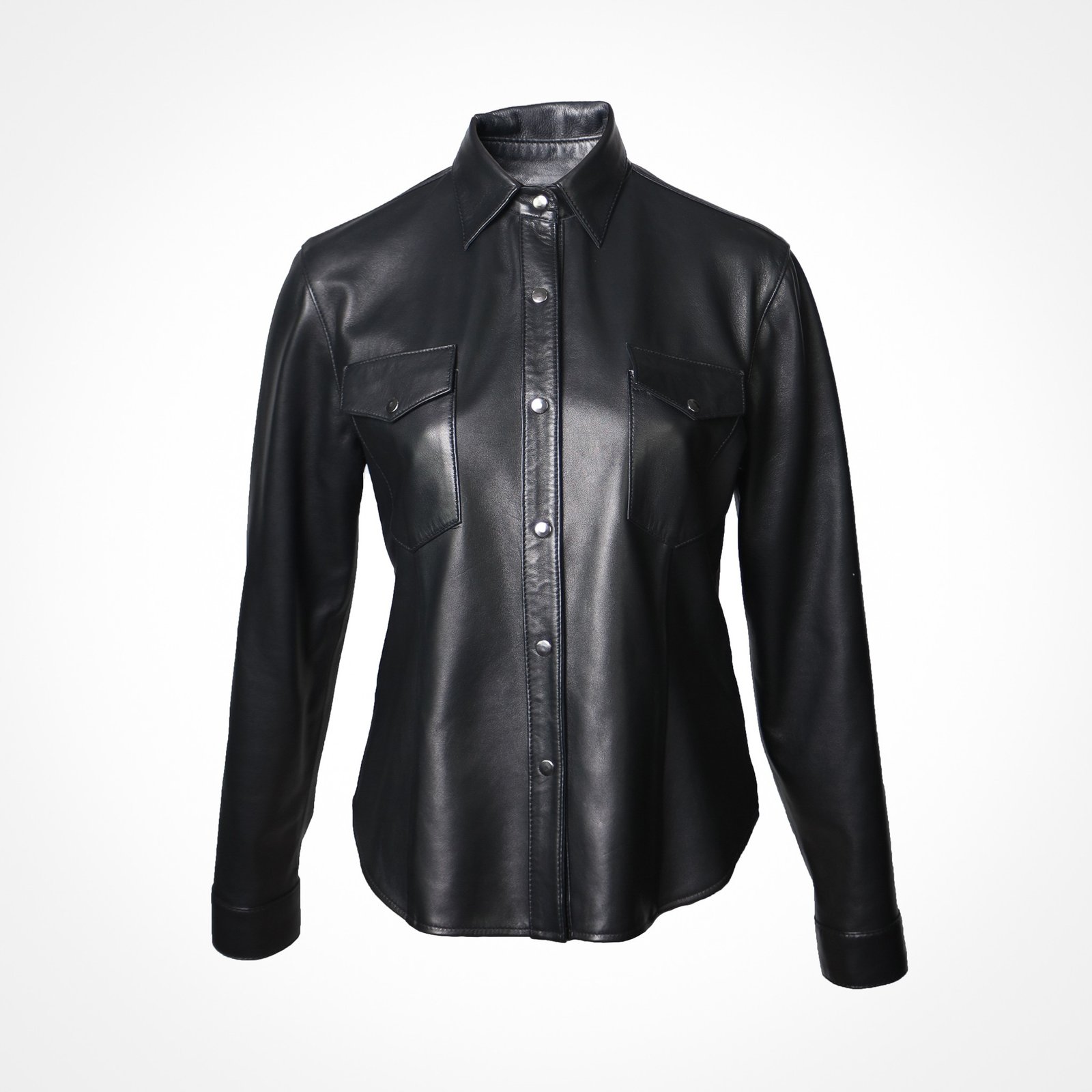 Chemise en daim noir - Genevra