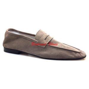 Mocassin en daim taupe - Delta h