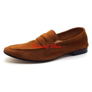 Mocassin en daim camel - Delta h