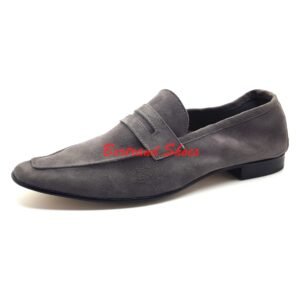 Mocassin en daim gris - Delta h