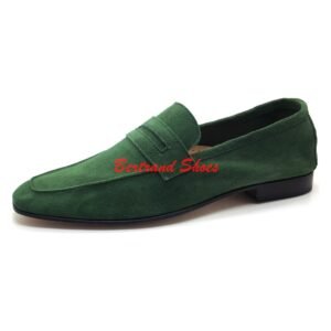Mocassin en daim vert - Delta h