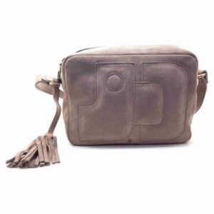 Petit sac en daim taupe - Andrea
