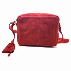 Petit sac en daim rouge - Andrea