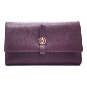 Portefeuille en cuir marron - Rita