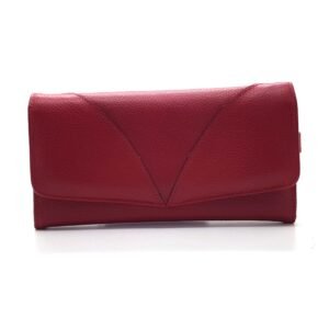 Portefeuille multi-poches rouge - Agnella