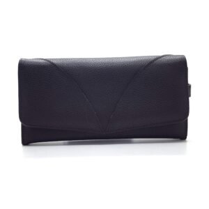 Portefeuille multi-poches noir - Agnella