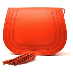 Sac a main port bandouli re orange - Bianca
