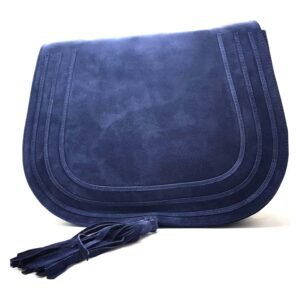 Sac a main port bandouli re bleu - Bianca