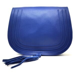 Sac a main port bandouli re bleu majorelle - Bianca