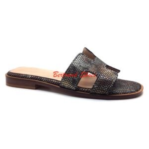 Sandales en cuir vip marron - 016