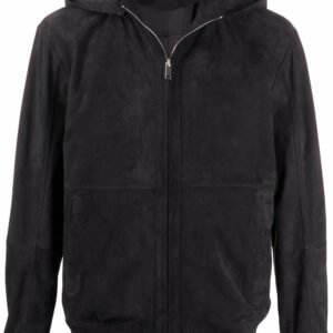 Blouson zippé capuche noir - Mateo